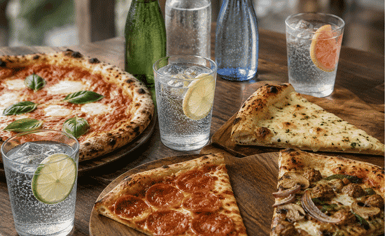 Finding the Right Sparkling Water for Different Pizza Styles