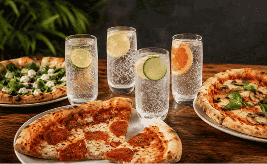 Plain or Flavored Sparkling Water