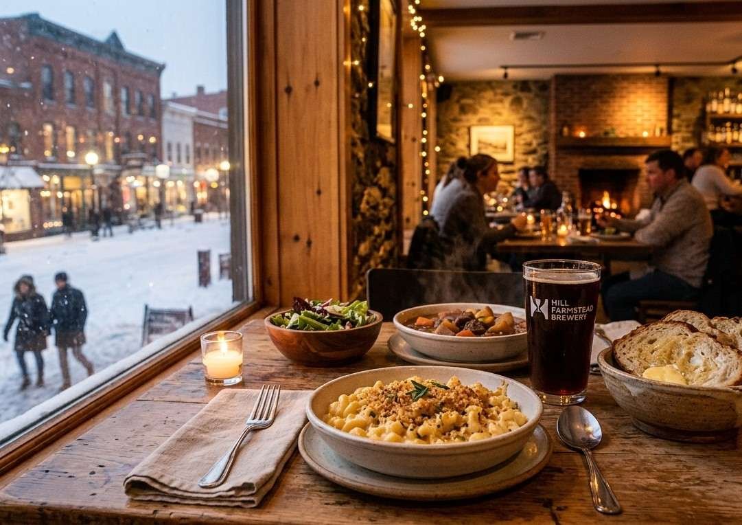 How Would I Plan One Cozy Food Day in Burlington?